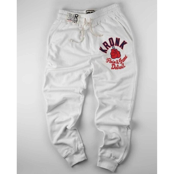 Roots of Fight Kronk Boxing Pain & Fame Detroit Sweatpants Joggers 41-44 NWT 3XL - Picture 1 of 5